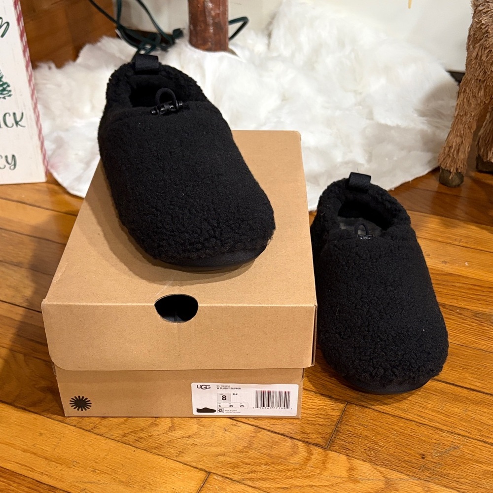 UGG Black Cozy Slippers